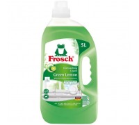 Засіб для ручного миття посуду Frosch Зелений лимон 5 л (4009175956156)
