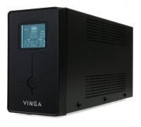Пристрій безперебійного живлення Vinga LCD 600VA metal case with USB (VPC-600MU)