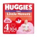 Підгузки Huggies Little Movers/Pants 4 (9-14 кг) M-Pack для дівчаток 104 шт (5029054568095)