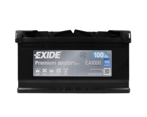 Акумулятор автомобільний EXIDE PREMIUM 100A (EA1000)