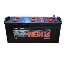 Акумулятор автомобільний ENERGIA 190Ah збоку (+/-) (000022395)