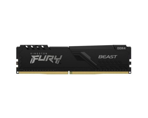 Модуль пам'яті для комп'ютера DDR4 16GB 3200 MHz Beast Black Kingston Fury (ex.HyperX) (KF432C16BB/16)