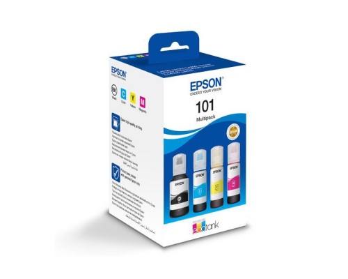Контейнер з чорнилом Epson 101 Multipack (C,M,Y,Bk) (C13T03V64A)