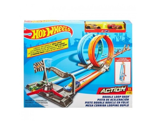 Автотрек Hot Wheels Портативний "Подвійна петля" (GFH85)