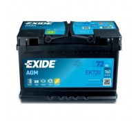 Акумулятор автомобільний EXIDE START-STOP AGM 72Ah 760EN (EK720)