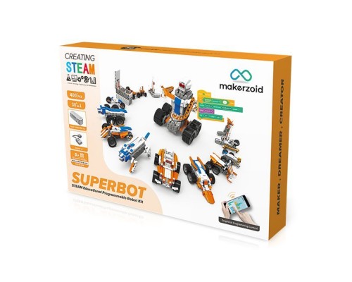 Конструктор Makerzoid Superbot Educational Building Blocks (MKZ-ID-SPB)
