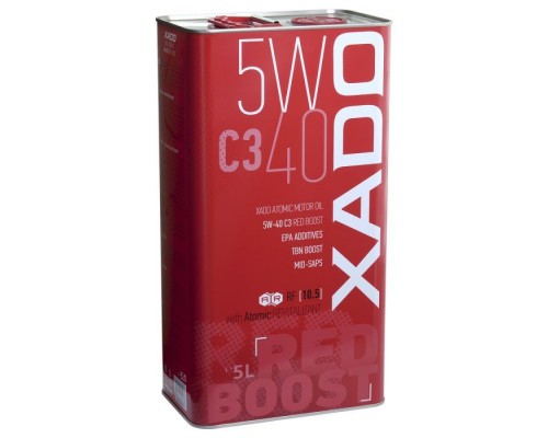 Моторна олива Xado 5W-40 C3 Red Boost 4 л (XA 26222)