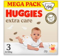 Підгузки Huggies Extra Care Size Розмір 3 (6-10 кг) 96 шт (5029053577944)