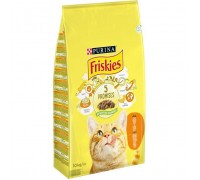 Сухий корм для кішок Purina Friskies з куркою та овочами 10 кг (5997204505101)