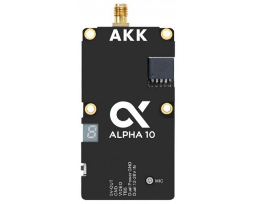 Відеопередавач (VTX) AKK Alpha 10W 5.8GHz 80CH (A10)