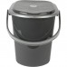 Відро-туалет Алеана Граніт/сірий 22 л (алн 171096/граніт/сіре)