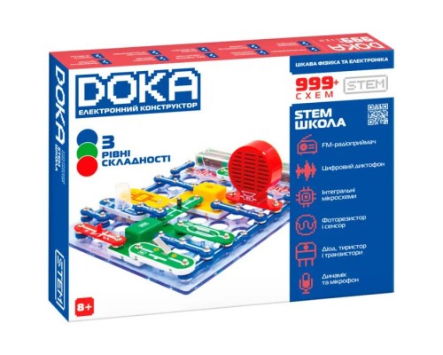 Конструктор DOKA електронний Школа 999+ схем (D70708)