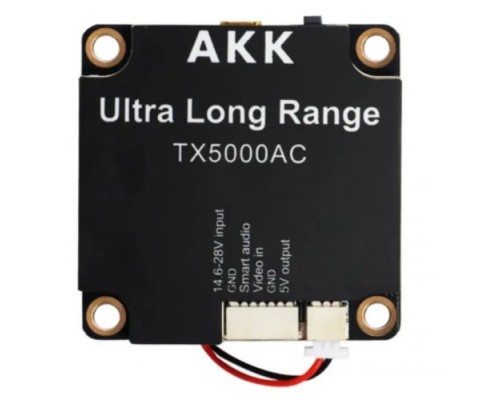 Відеопередавач (VTX) AKK Ultra Long Range 5W 4.9G-6G 96CH (TX5000AC)