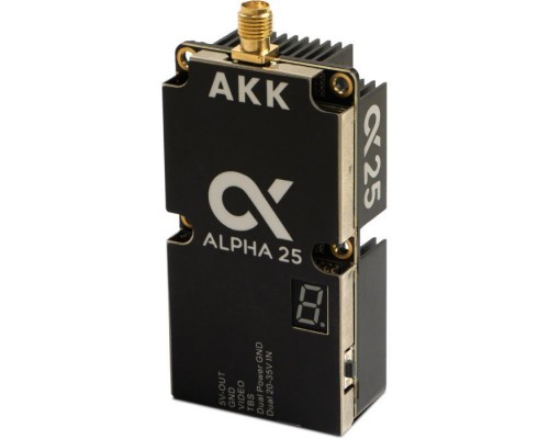 Відеопередавач (VTX) AKK Alpha 25W 4.9G-6G 96CH (A25)