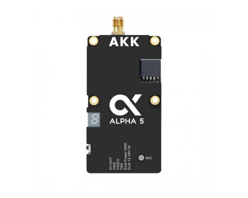 Відеопередавач (VTX) AKK Alpha 5W 5.8GHz 80CH (58G5VTX)