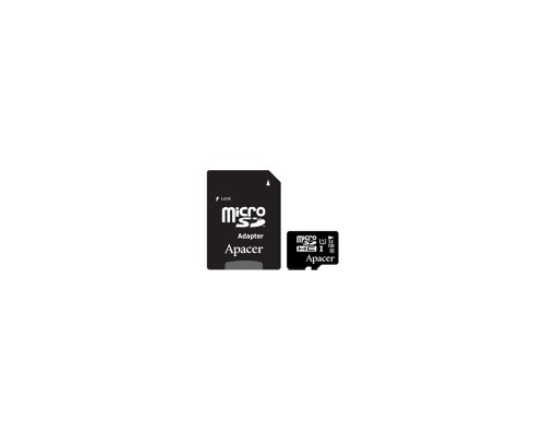Карта пам'яті Apacer 32GB microSDHC UHS-I Class10 w/ 1 Adapter RP (AP32GMCSH10U1-R)