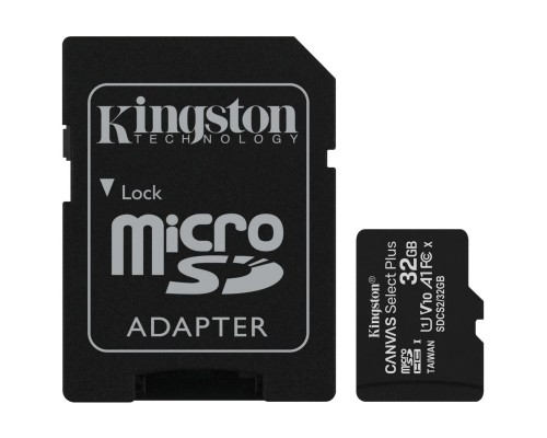 Карта пам'яті Kingston 32GB micSDHC class 10 Canvas Select Plus 100R A1 (SDCS2/32GB)