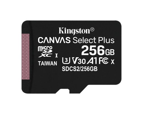 Карта пам'яті Kingston 256GB microSDXC class 10 UHS-I Canvas Select Plus (SDCS2/256GBSP)