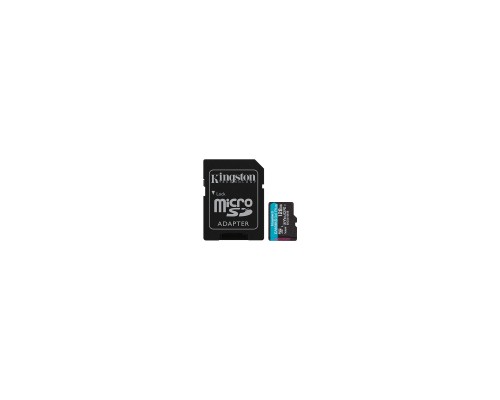 Карта пам'яті Kingston 128GB microSDXC class 10 UHS-I U3 A2 Canvas Go Plus (SDCG3/128GB)