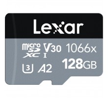 Карта пам'яті Lexar 128GB microSDXC class 10 UHS-I 1066x Silver (LMS1066128G-BNANG)