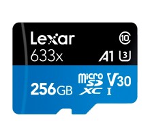 Карта пам'яті Lexar 256GB microSDXC class 10 UHS-I 633x (LSDMI256BB633A)