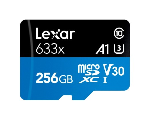 Карта пам'яті Lexar 256GB microSDXC class 10 UHS-I 633x (LSDMI256BB633A)