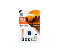 Карта пам'яті Mibrand 128GB microSDXC UHS-I U3 (MICDHU3/128GB)