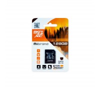 Карта пам'яті Mibrand 128GB microSDXC UHS-I U3 + SD-адаптер (MICDHU3/128GB-A)