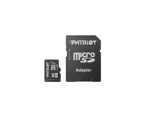 Карта пам'яті Patriot 64GB microSD class10 UHS-1 (PSF64GMCSDXC10)
