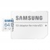 Карта пам'яті Samsung Miсro-SDXC memory card 64GB C10 UHS-I R130MB/s Evo Plus + SD (MB-MC64KA/EU)
