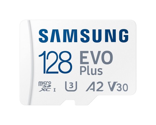 Карта пам'яті Samsung microSDXC 128GB C10 UHS-I R130MB/s Evo Plus + SD (MB-MC128KA/EU)