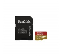 Карта пам'яті SanDisk 32GB microSDHC V30 A1 UHS-I U3 4K Extreme (SDSQXAF-032G-GN6MA)