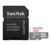 Карта пам'яті SanDisk 32GB microSD class 10 Ultra Light (SDSQUNR-032G-GN3MA)