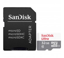 Карта пам'яті SanDisk 32GB microSD class 10 Ultra Light (SDSQUNR-032G-GN3MA)