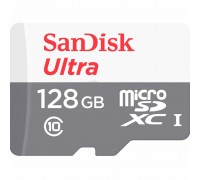 Карта пам'яті SanDisk 128GB microSD class 10 Ultra Light (SDSQUNR-128G-GN6MN)