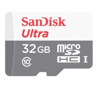 Карта пам'яті SanDisk 32GB microSD class 10 Ultra Light (SDSQUNR-032G-GN3MN)