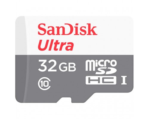 Карта пам'яті SanDisk 32GB microSD class 10 Ultra Light (SDSQUNR-032G-GN3MN)