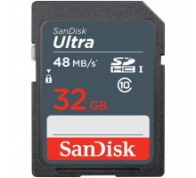 Карта пам'яті SanDisk 32GB SDHC class 10 UHS-I Ultra Lite (SDSDUNR-032G-GN3IN)