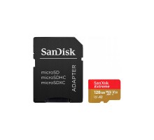 Карта пам'яті SanDisk 128GB microSD class 10 UHS-I Extreme For Action Cams and Dro (SDSQXAA-128G-GN6AA)