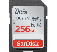 Карта пам'яті SanDisk 256GB SD class 10 UHS-I Ultra (SDSDUNR-256G-GN3IN)