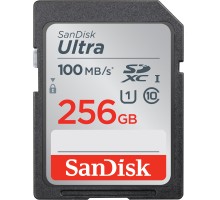 Карта пам'яті SanDisk 256GB SD class 10 UHS-I Ultra (SDSDUNR-256G-GN3IN)