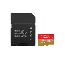 Карта пам'яті SanDisk 32GB microSD class 10 V30 Extreme PLUS (SDSQXBG-032G-GN6MA)