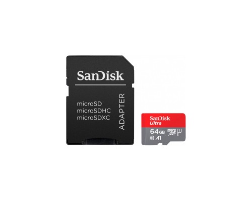 Карта пам'яті SanDisk 64GB microSD Class 10 A1 R-140 (SDSQUAB-064G-GN6IA)