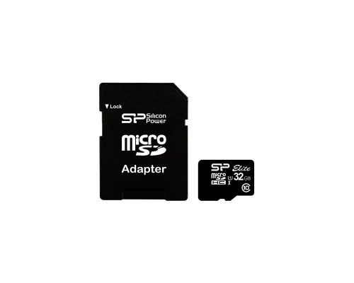 Карта пам'яті Silicon Power 32GB microSD Class 10 UHS-ISDR (SP032GBSTHBU1V10SP)