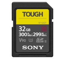 Карта пам'яті Sony 32GB SDHC class 10 UHS-II U3 V90 Tough (SF32TG)