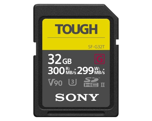Карта пам'яті Sony 32GB SDHC class 10 UHS-II U3 V90 Tough (SF32TG)