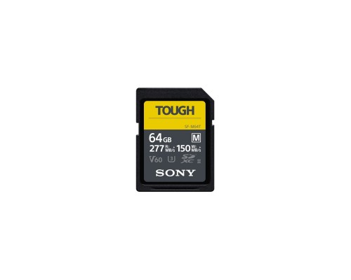 Карта пам'яті Sony 64GB SDXC class 10 UHS-II U3 V60 Tough (SFM64T.SYM)