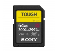 Карта пам'яті Sony 64GB SDXC class 10 UHS-II U3 V90 Tough (SF64TG)