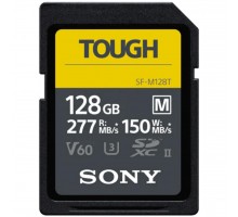 Карта пам'яті Sony 128GB SDXC class10 UHS-II U3 V60 Tough (SFM128T.SYM)