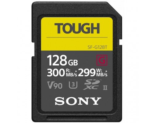 Карта пам'яті Sony 128GB SDXC class10 UHS-II U3 V90 Tough (SFG1TG)